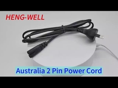 SAA AU Power Cord Αυστραλία 2 Pin Plug Καλώδιο επέκτασης 7.5A 250V