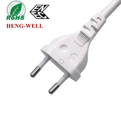 IEC C7 EU AC Power Cord, 2.5A 250V 2 Pin ENEC VDE Καλώδιο ηλεκτρικής ενέργειας για το σπίτι EU Plug