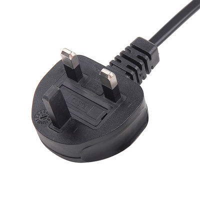 Προσαρμοσμένο UK Power Cord 2 Pin 3A 5A 10A 13A 250V BS1363 για υπολογιστή