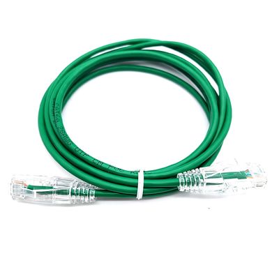 Αδιάβροχο Cat6A UTP 4PR RJ45 σύνδεσμος 28AWG καλώδιο patch cord με κάλυμμα PVC ισχύει για δίκτυο LAN
