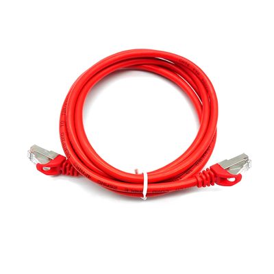Αδιάβροχο καλώδιο Cat6A RJ45 Patch Cord Customized Length PVC Jacket για συνδέσεις και εφαρμογές δικτύου LAN