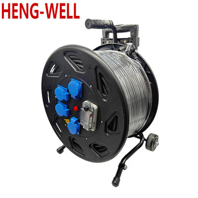 Καλώδιο διατομής 3 1.50 2.50 Sqmm, μέγιστη χωρητικότητα καρουλιού 100 μέτρα, σχεδιασμένο για εύκολη τύλιξη και αποθήκευση καλωδίων.